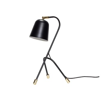 Skandynawska lampa biurkowa Monica czarna